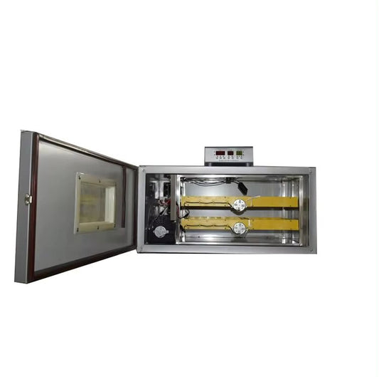 Incubator profesional ZEP UNITEH 120 pentru oua, capacitate mare, control digital, intoarcere automata, ovoscop integrat