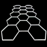Kit 5 Hexagoane LED Honeycomb T5, 144W, 440mm