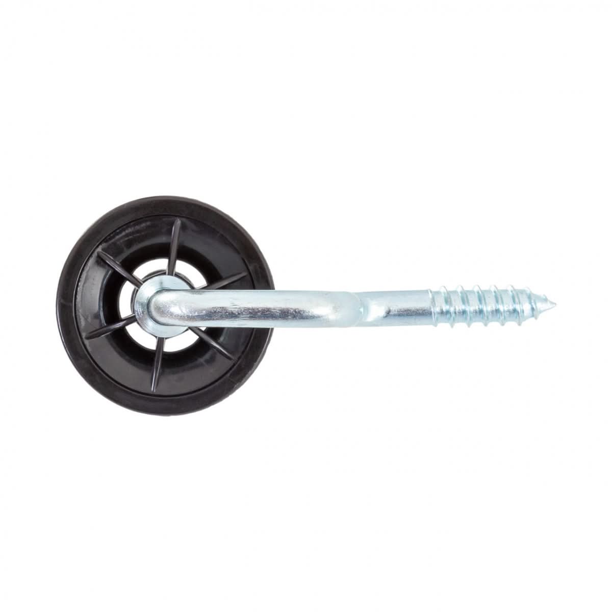 Izolator colt cu holsurub pentru structuri lemn – potrivit benzi si fir electric pana la 6 mm