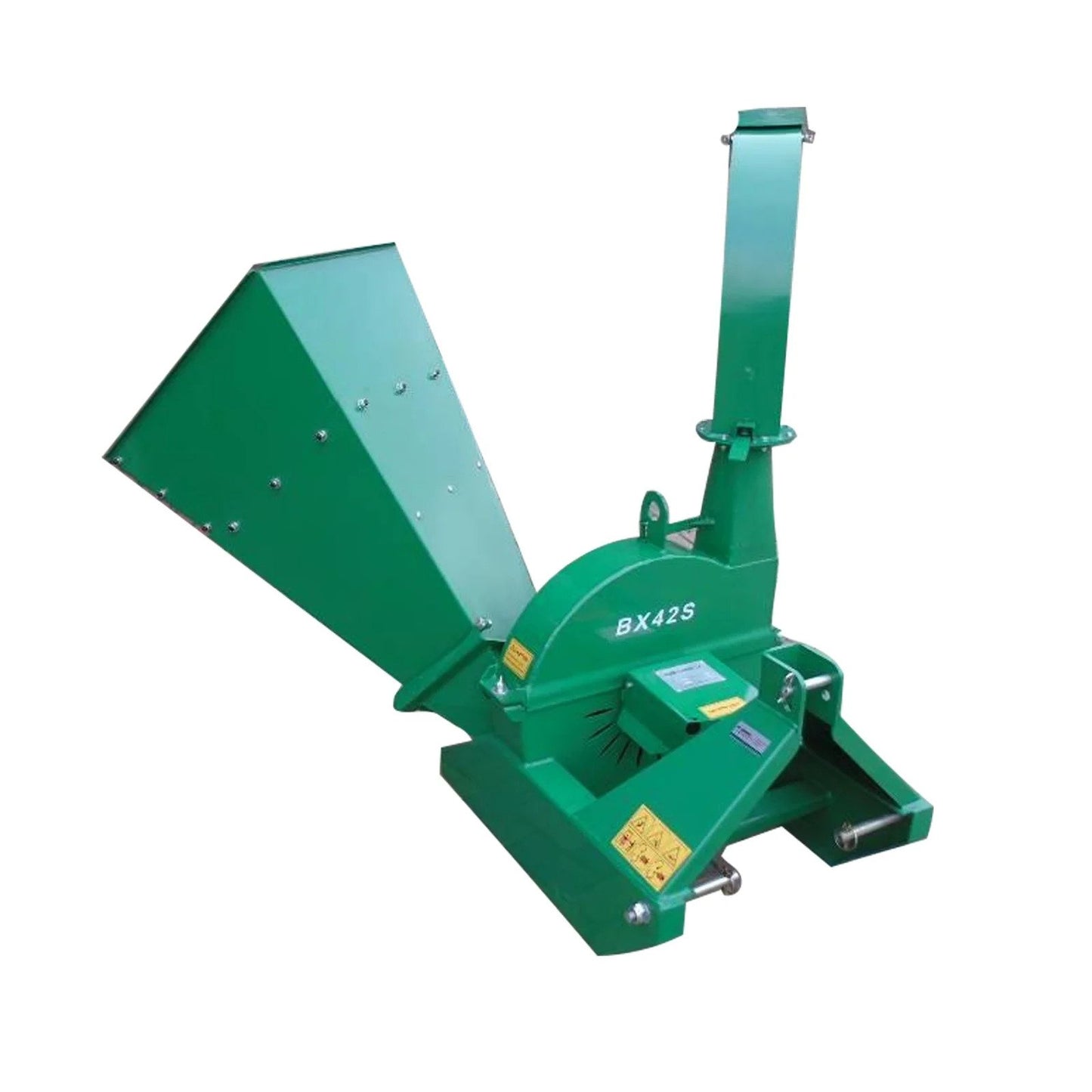 Tocator crengi ZEP BX-42S PTO pentru tractor, diametru max 120 mm, 4 cutite pe rotor, productivitate 6–9 mc/ora