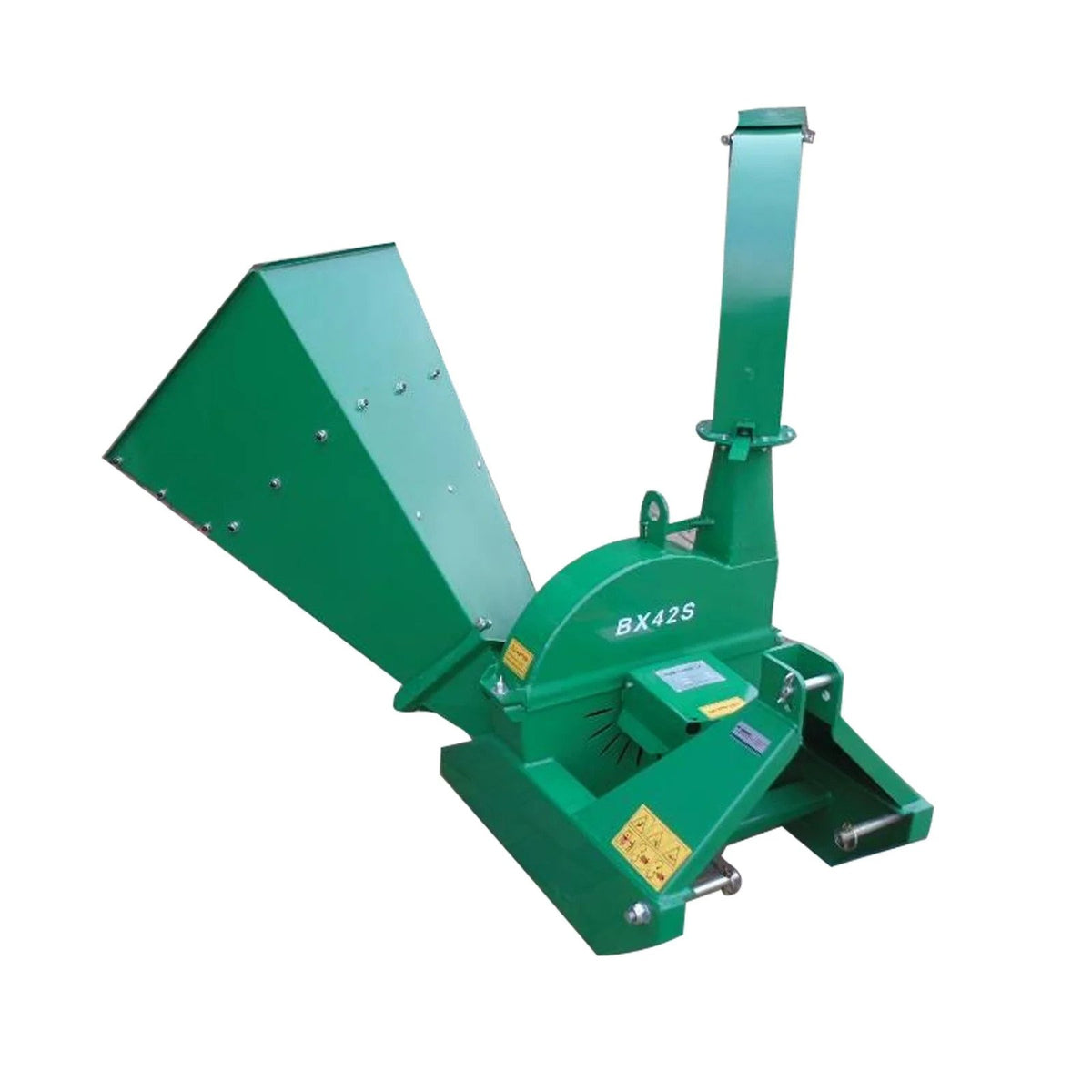 Tocator crengi ZEP BX-42S PTO pentru tractor, diametru max 120 mm, 4 cutite pe rotor, productivitate 6–9 mc/ora