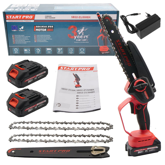 Mini fierastrau lant StartPro SBS2-21/8MBX, 20V, 8 inch