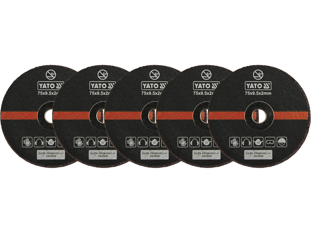 Set 5 discuri taiere metal Yato YT-0994 - imagine produs 1