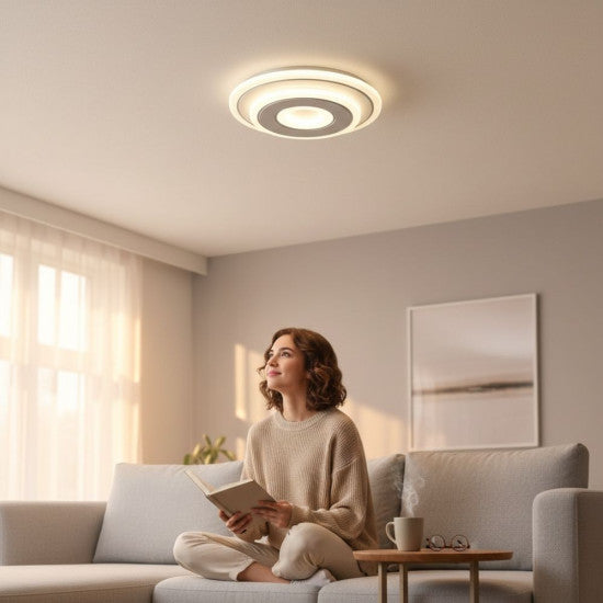 Plafoniera LED Deimos 65W, 4900lm, 400x50mm