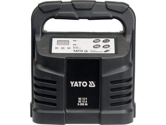 Redresor auto 12V, 12A, 6-200Ah, cu microprocesor si display LED Yato YT-8302 - imagine produs 1