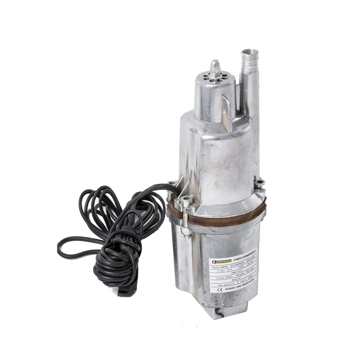 Pompa submersibila PROFESIONALA pentru apa curata cu vibratii Gospodarul Profesionist VMP-60, 280W, 1000 l/h