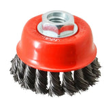 Perie Sarma Cupa pentru Polizor 5”, Sarma Toroane, 100mm, Filet M14