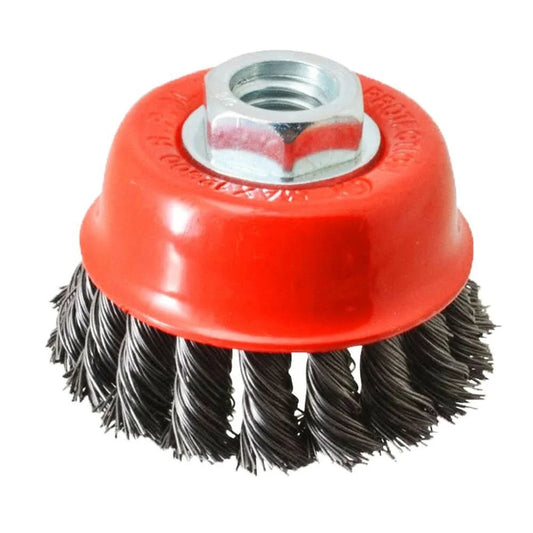 Perie Sarma Cupa pentru Polizor 5”, Sarma Toroane, 100mm, Filet M14