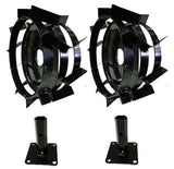 Set roti metalice motocultor 300x135, manicot 23 mm