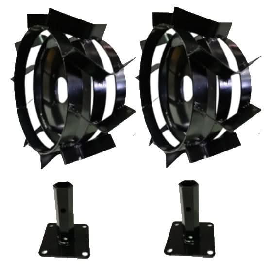 Set roti metalice motocultor 300x135, manicot 23 mm