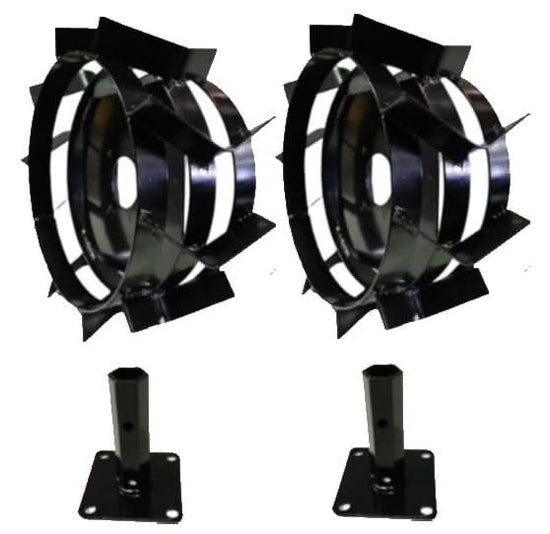Set roti metalice motocultor 300x135, manicot 23 mm