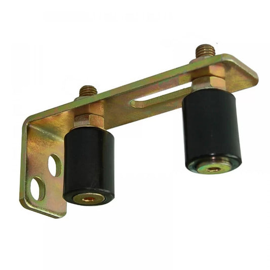 Ghidaj poarta culisanta superior reglabil – Suport L cu 2 role Ø30mm