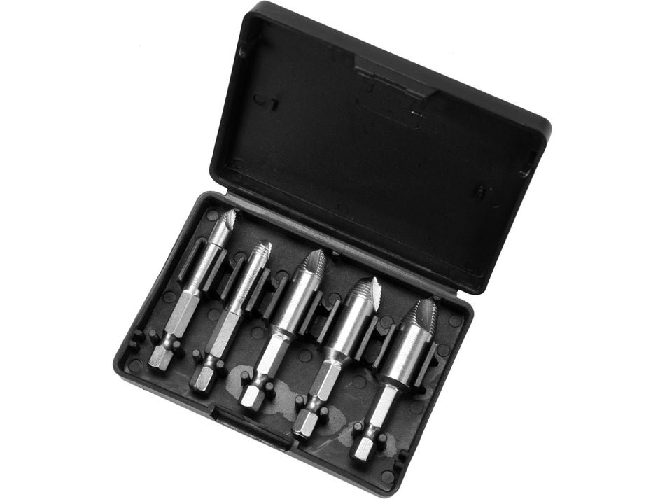 Set extractoare suruburi rupte, 5 bucati, Yato YT-06035, otel HSS