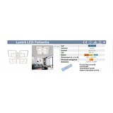 Lustra LED PATIENTIA 100W, 8 Brate, 450x90 mm, 3 Culori, IR