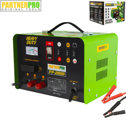 Robot de pornire auto PARTNERPRO PP-280A, 1000 W, 280 A, compatibil 12/24 V