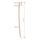 Coada curbata lemn frasin 135 cm pentru unelte (lopata, furca, grebla)