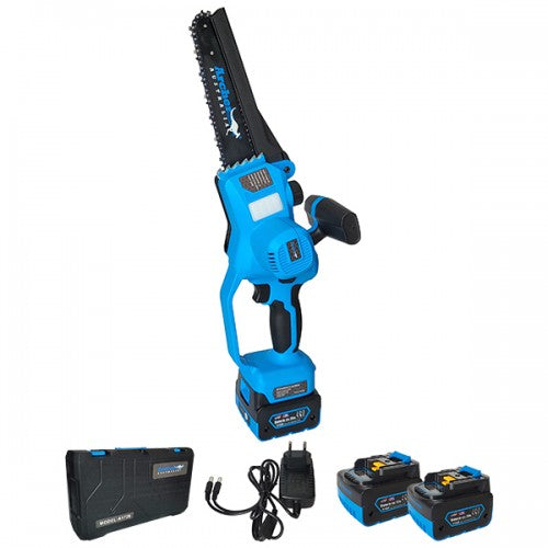 Minidrujba cu acumulator Archer A1728, 20V, lama 20 cm (8”), 2 baterii, 350W, valiza transport, greutate 2 kg