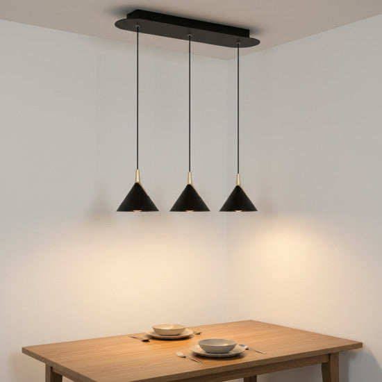 Lustra LED Gemini 24W, 1900 lm, 3000-6500K, Cafenie