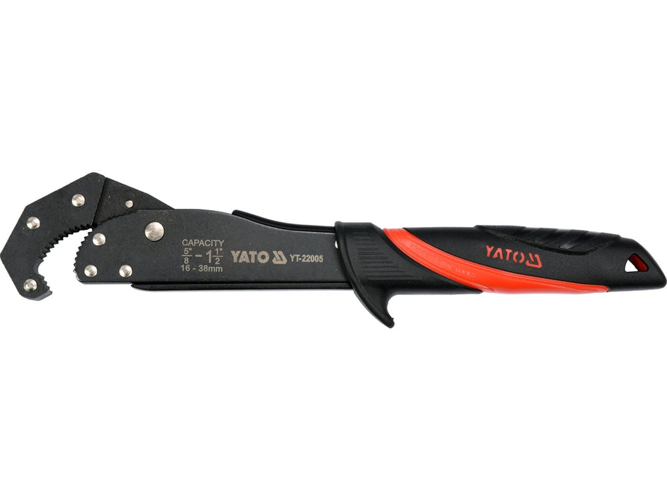 Cheie reglabila tevi 16-38mm, 300mm YATO – Universala, Rezistenta si Usor de Folosit