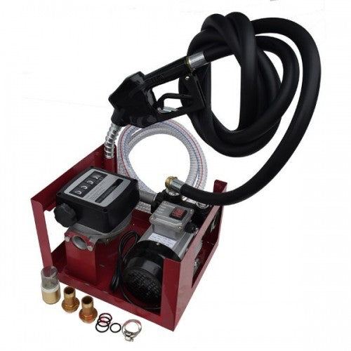 Ministatie cu pompa pentru transfer motorina, 220V, 550W, 70 l/min, cu contor si pistol de alimentare