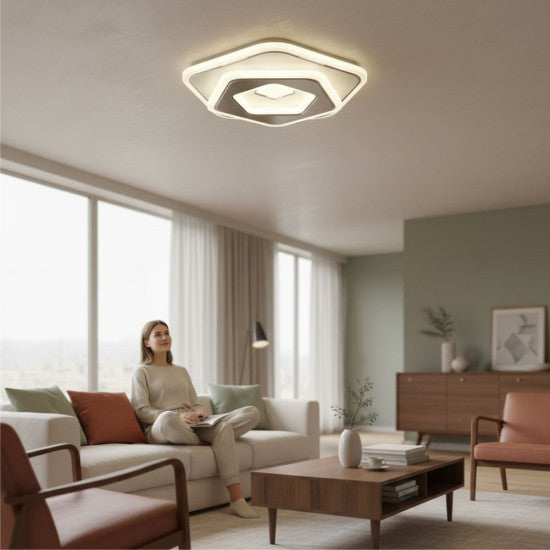 Plafoniera LED Euporie 45W, 2900lm, 240x55mm