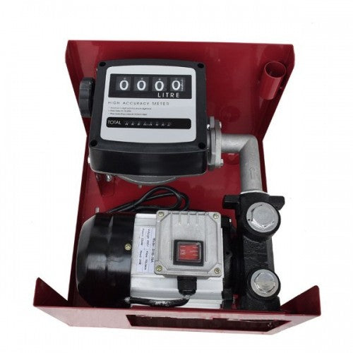 Ministatie cu pompa pentru transfer motorina, 220V, 550W, 70 l/min, cu contor si pistol de alimentare