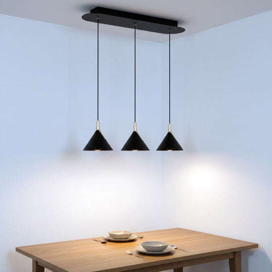 Lustra LED Gemini 24W, 1900 lm, 3000-6500K, Cafenie