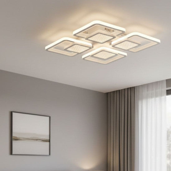 Lustra LED PATIENTIA 100W, 8 Brate, 450x90 mm, 3 Culori, IR