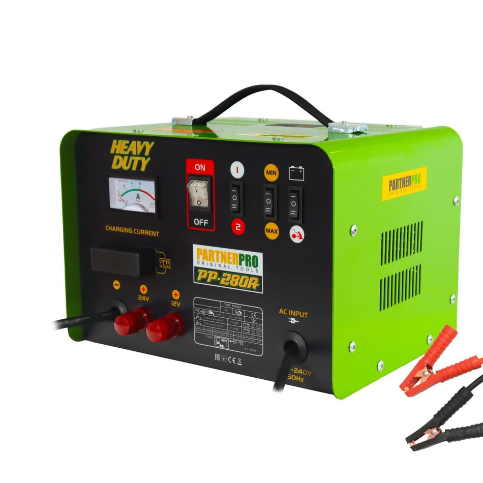 Robot de pornire auto PARTNERPRO PP-280A, 1000 W, 280 A, compatibil 12/24 V