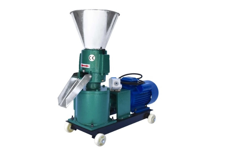 Granulator furaje KL-120 cu motor trifazat 3 kW/380V – 3 matrite incluse