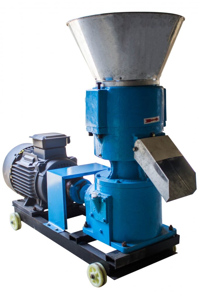 Granulator furaje ZEP KL-250 Uniteh PRO cu motor 11 kW, matrita 4 mm, productie pana la 400 kg/ora