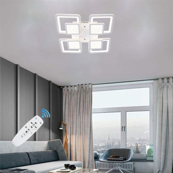 Lustra LED PATIENTIA 100W, 8 Brate, 450x90 mm, 3 Culori, IR