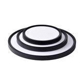 Plafoniera LED Versa, Rama Neagra, 24W, Ø300x25mm, 3000K/4000K/6500K