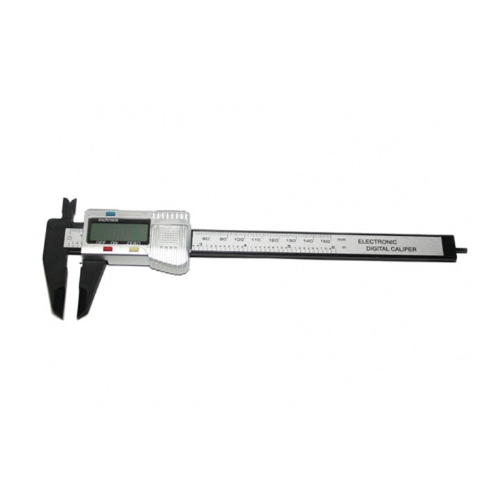 Subler electronic Micul Fermier, 200 mm, afisaj digital, gri