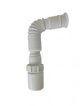 Țeavă Flexibilă din Plastic D45, 400 mm, Ø40x40/50, Garnitură și Piuliță Incluse, Elefant