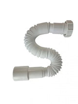 Țeavă Flexibilă din Plastic D85, 800 mm, Ø40x40/50, Garnitură și Piuliță Incluse, Elefant
