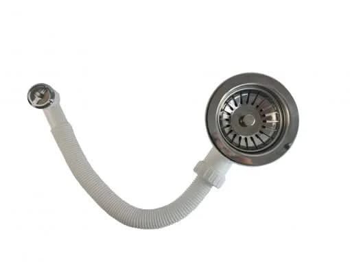 Sistem de Scurgere pentru Chiuvetă cu Preaplin E157, Formă Pătrată/Rotundă, Elefant