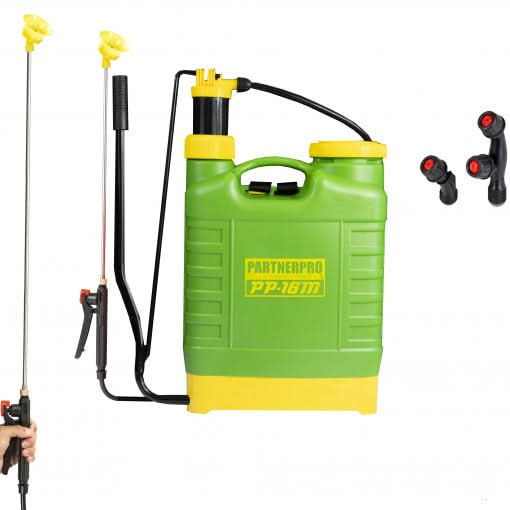 Pompa de Stropit Manuala 16L PARTNER PRO – Pompa cu Rezervor Mare, Presiune Reglabila, Design Ergonomic