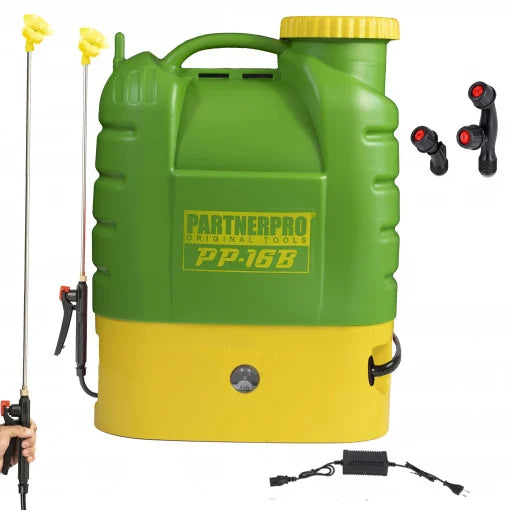 Pompa de Stropit cu Acumulator 16L PARTNER PRO – 12V pentru Grădinărit și Agricultură