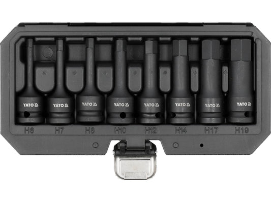 Set 8 chei tubulare de impact hexagonale 1/2'' – Scule profesionale pentru mecanica si service auto