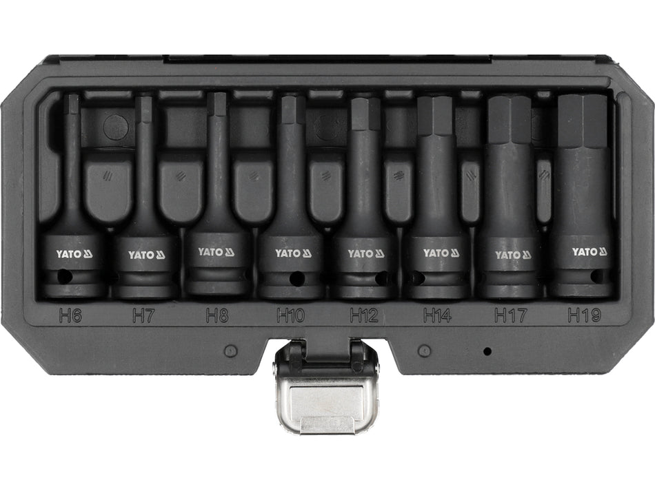 Set 8 chei tubulare de impact hexagonale 1/2'' – Scule profesionale pentru mecanica si service auto