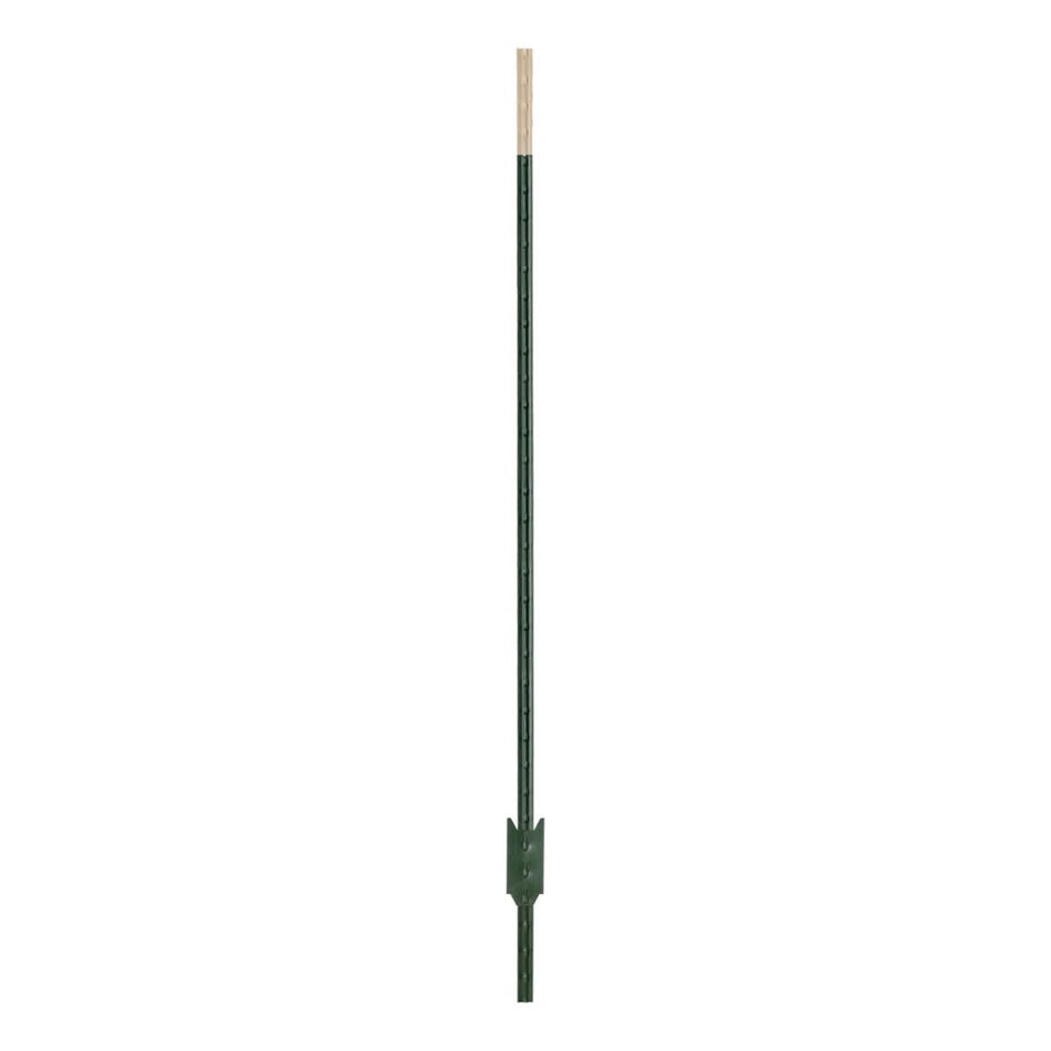 Stalp metalic T-post gard electric 213cm, durabil si usor de montat