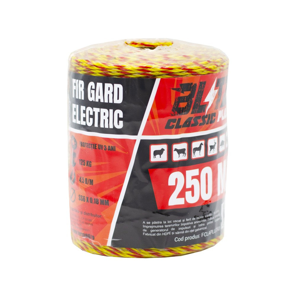 Fir gard electric PROFESIONAL Blitz Classic Plus 250m, 4.5Ω/m