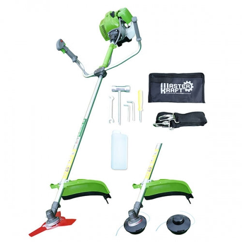 Motocoasa Master Kraft MK-4300, 4.3 CP, motor 2 timpi, latime taiere 415 mm, kit accesorii inclus