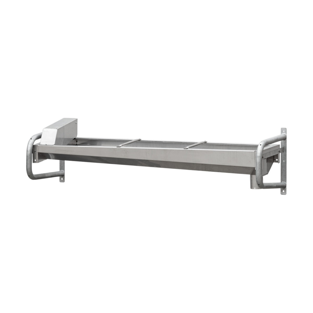 Adapatoare inox 95L cu suport zincat, 220P, pentru vaci, cu drenaj rapid