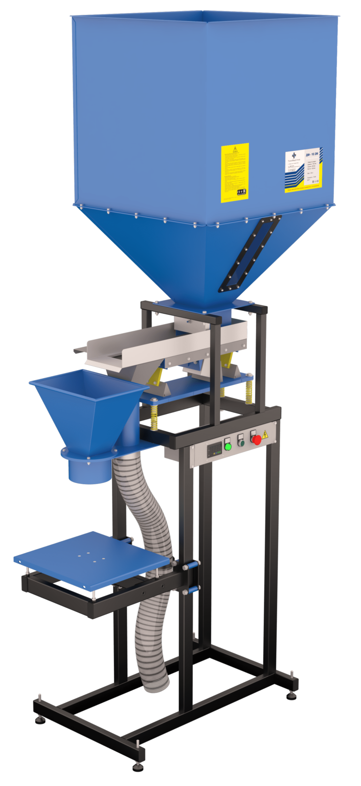 Dozator cu cantar FS-75+ profesional, buncar 400 L, 0.15–40 kg, productivitate 1.5 t/h