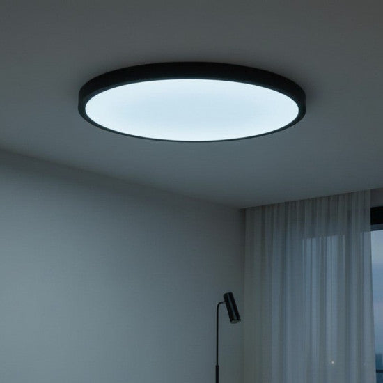 Plafoniera LED Versa, Rama Neagra, 32W, Ø400x25mm, 3000K/4000K/6500K