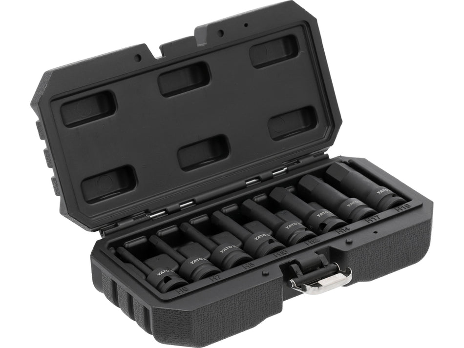 Set 8 chei tubulare de impact hexagonale 1/2'' – Scule profesionale pentru mecanica si service auto