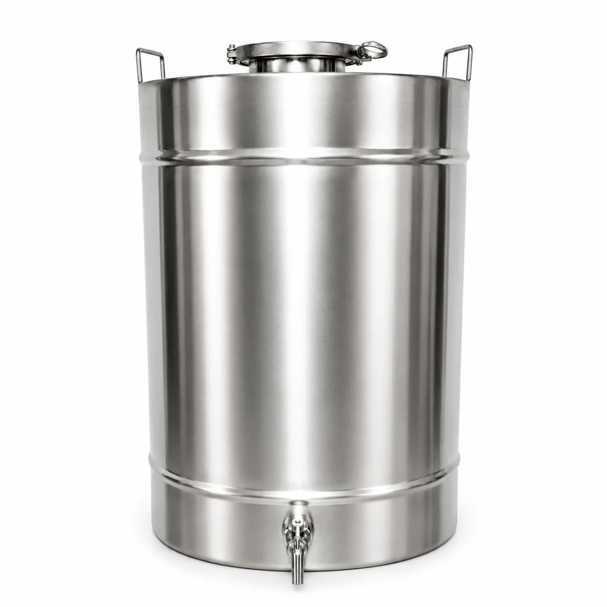 Butoi inox 80L ZEP, AISI 304 Italia, capac clamp  si garnitura, cadou robinet inox 1/2