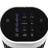 Ventilator tip stalp alb cu telecomanda 79 cm 45W 3 trepte viteza model TWFR100B